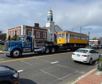 Heavy equipment transport truck from Shadow Transport LLC